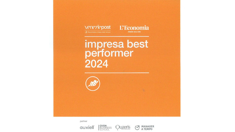 Premio Azienda BEST PERFORMER 2024